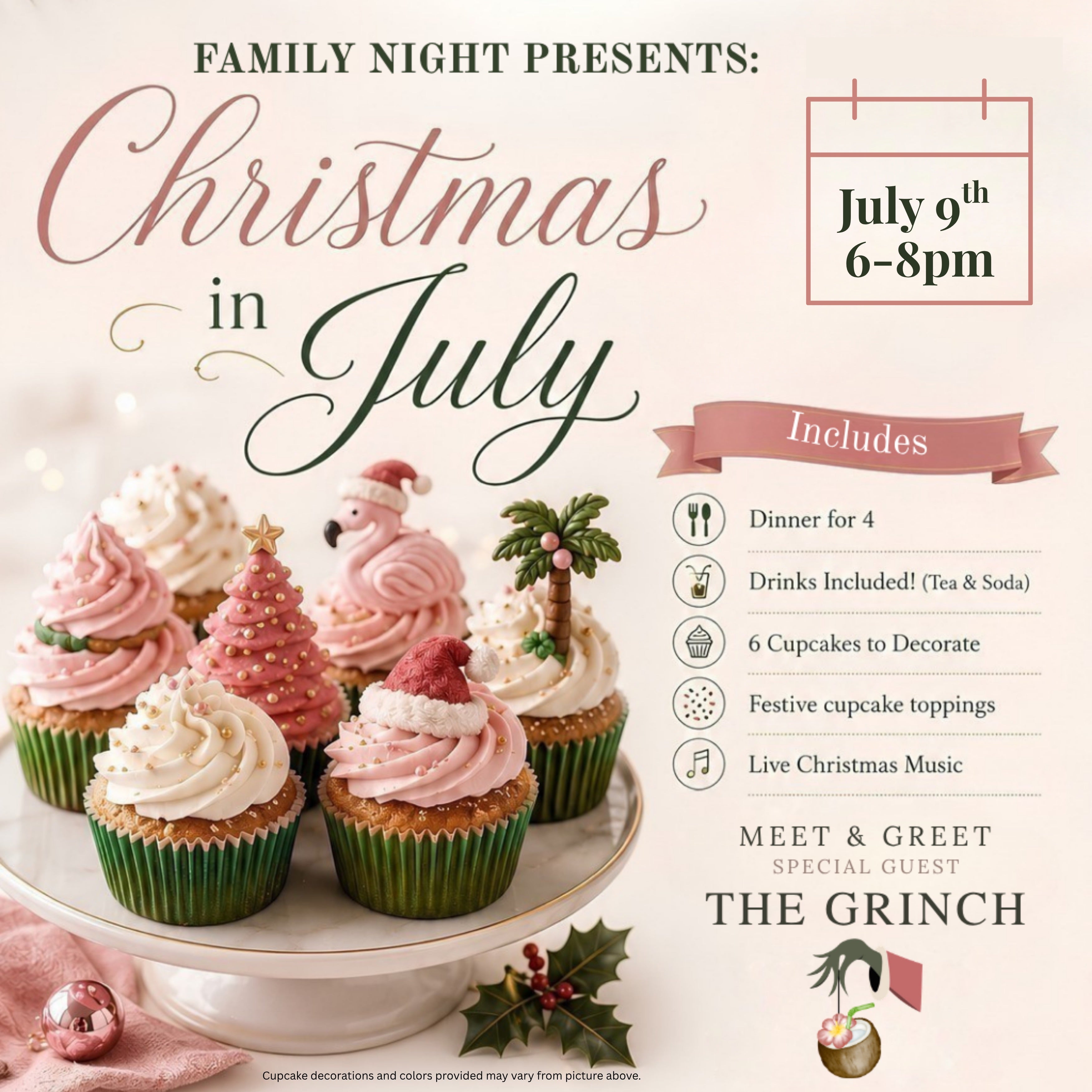Christmas in July Event